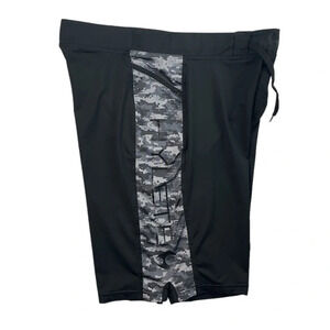 SH296 Mens HYLETE Performance Stretch Athletic 10” Inseam Gym Shorts M Regular